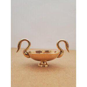 Vintage 1950s / BRASS SOAP DISH / Solid Brass Soap Holder Soap Dispenser Vintage